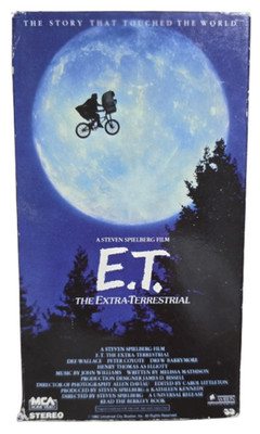 E.T. The Extra Terrestrial VHS 1982 Spielberg
