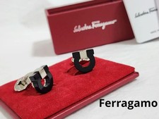 Ferragamo Men Accessories Genuine Gancini Logo Double Wide Color Combination Cuf