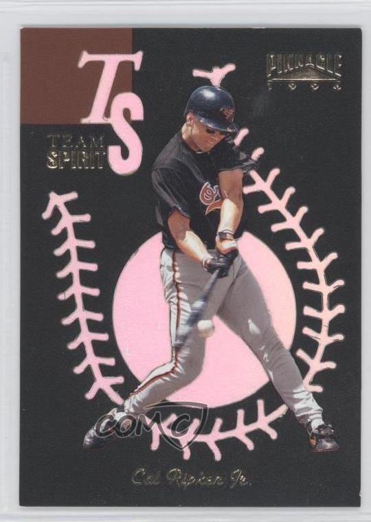 1996 Pinnacle Team Spirit Cal Ripken Jr #5 HOF 9sy
