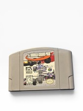F-1 World Grand Prix Nintendo 64 N64 Authentic OEM Cartridge Tested Working