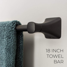 4 Piece Black Toilet Paper Holder Bathroom Stainless Steel Soft Square Hardware