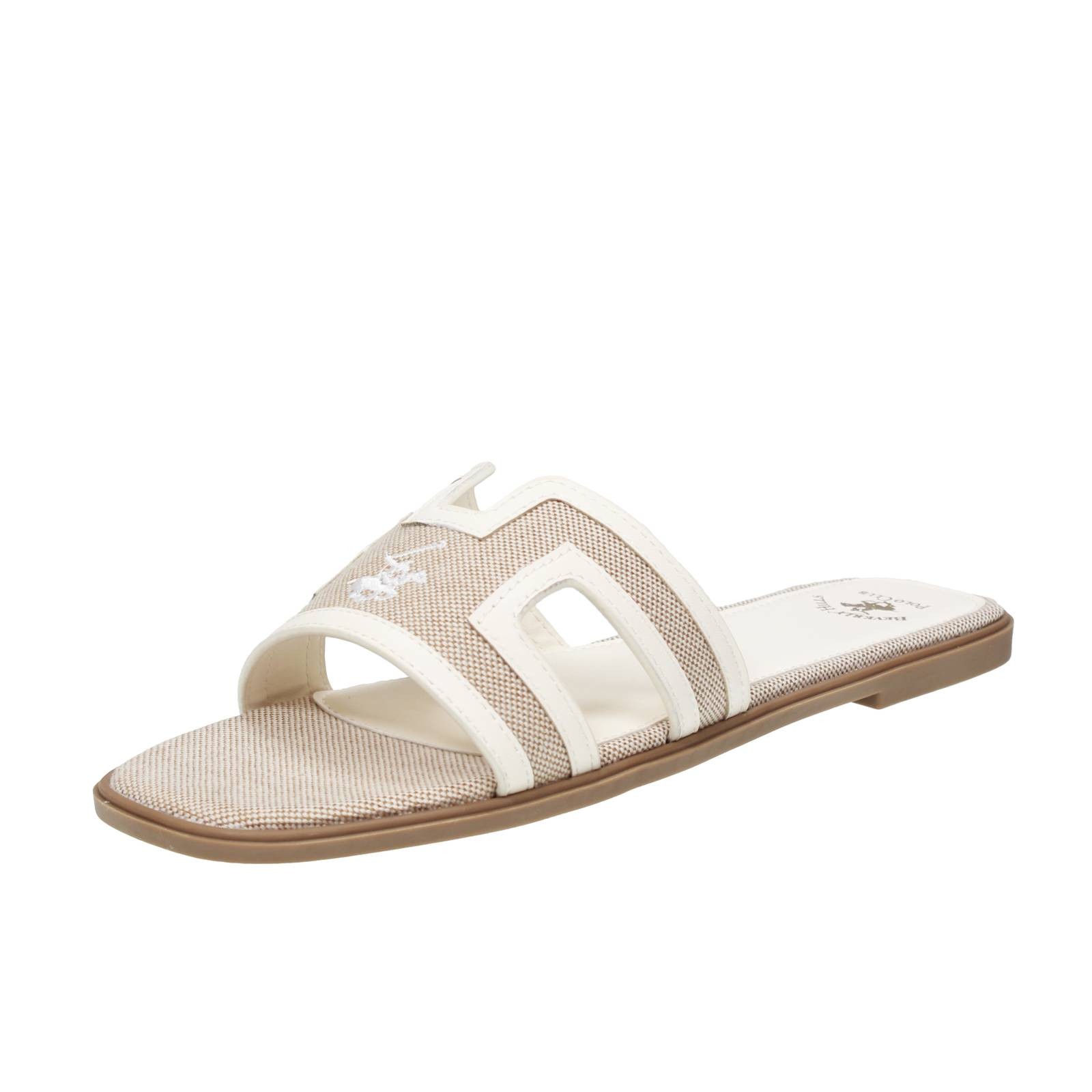 Beverly Hills Polo Club Mina CVS Wei - Gre 40 Damenschuhe Pantoletten Band 8090₽