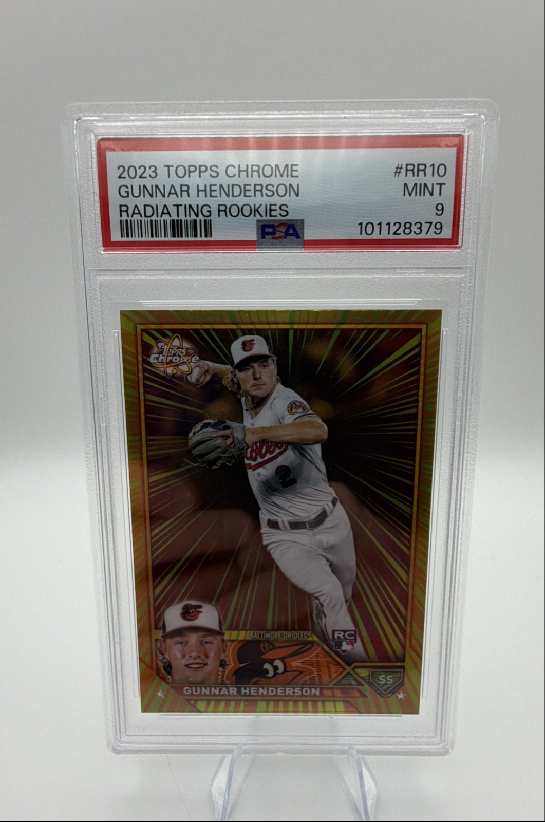 2023 Topps Chrome - Radiating Rookies Gunnar Henderson #RR-10 (RC)