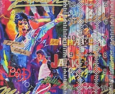Custom 100 Cotton Woven Fabric Michael Jackson Artist By The 1/4 Yard 9x56
