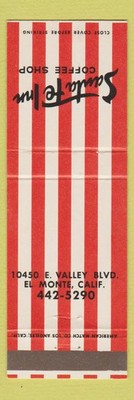 Matchbook Cover - Santa Fe Inn El Monte CA