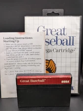Great Baseball for Sega Master System Complete  CIB