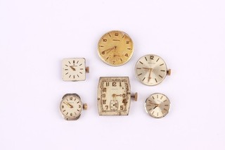6X ZENITH Ladies Manual Wind Watch Movement swiss made SPARES and REPAIR