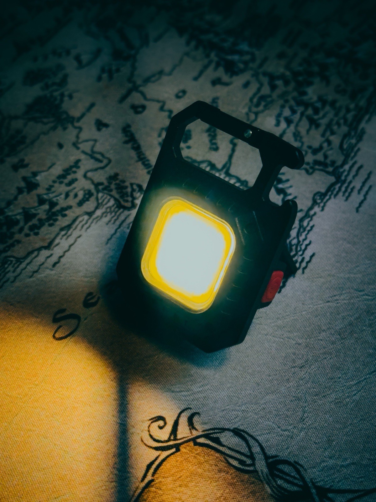 Mini LED Flashlight 800LM USB Rechargeable Magnetic Work Light 7 Modes EDC