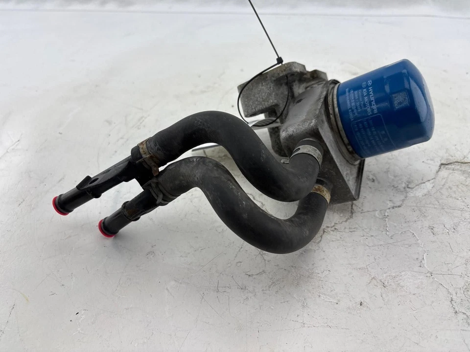 Enfriador de aceite de motor Kia Sorento 2017-2020 con filtro de aceite OEM Foto 4 de 4