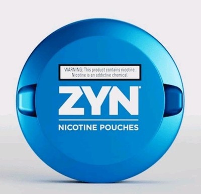 Zyn Rewards Metal Can Cyan Blue EMPTY - NIB - ICETOOL High Quality Brand New