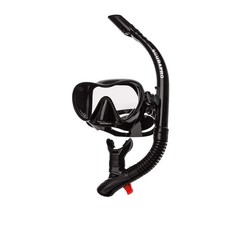 Trinidad Adult Scuba Mask and Snorkel Set with Frameless Single Lens, Snorkel...