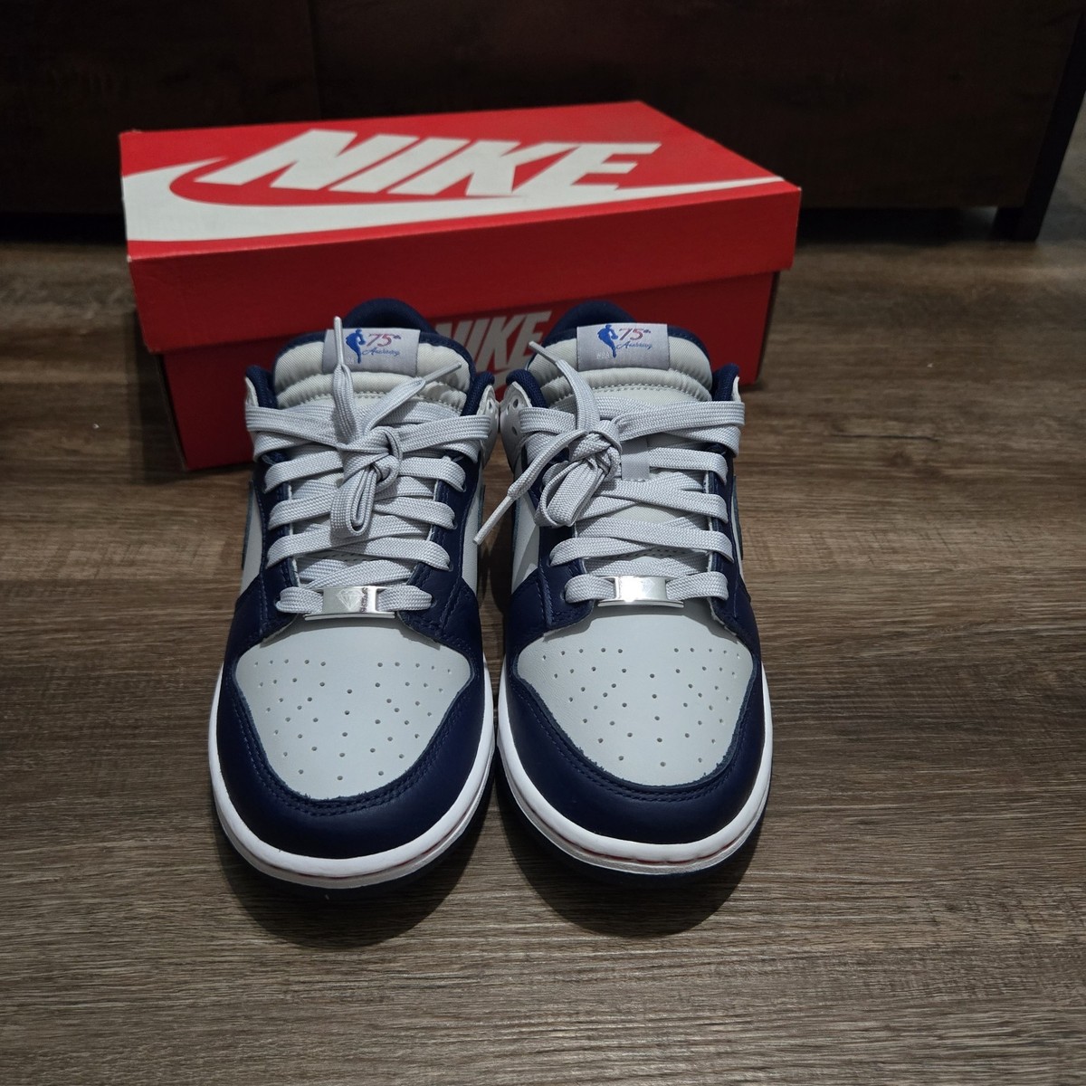 Nike NBA x Dunk EMB Low 75th Anniversary - Nets Size 6.5 DD3363