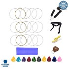 Complete Banjo String Set with Re-Stringing Tools & Accessories