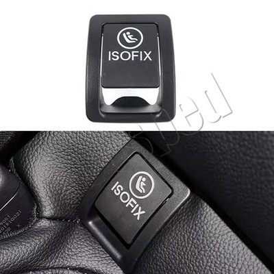 Black Child Seat Hook Anchor ISOFix Cover For Mercedes Benz C-Clas W206 2022-25