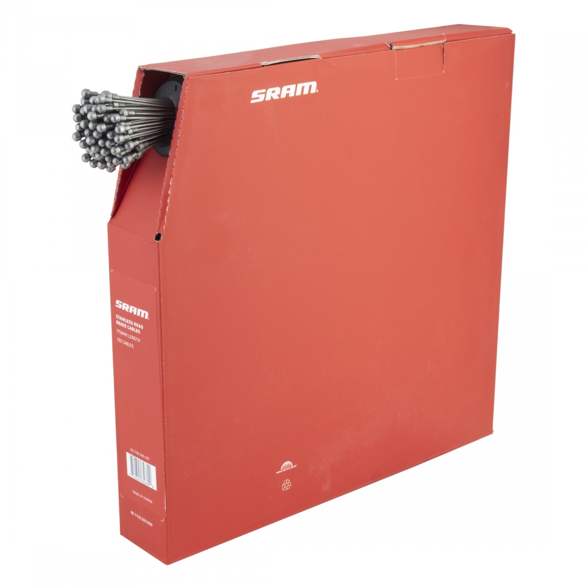 Тормозные тросы дорожного велосипеда SRAM из нержавеющей стали - 1750 мм, с низким коэффициентом трения, серебристый