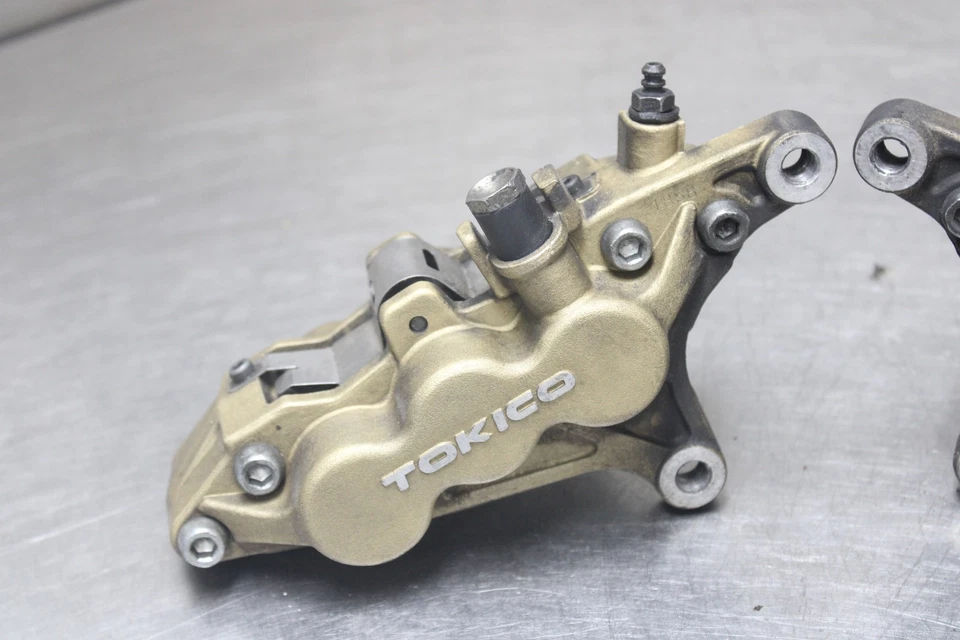 02-05 KAWASAKI NINJA ZX12R RIGHT LEFT FRONT BRAKE CALIPER SET PAIR CALIPERS Foto 3 de 4