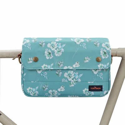 TOURBON Fahrradtasche Canvas, Sattelpouch, Lenker-/Sattelstützen-/Rahmenbeutel