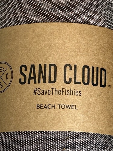 Sand Cloud Beach Towel Turkish Organic Cotton 37”x67” NEW! - Picture 13 of 15