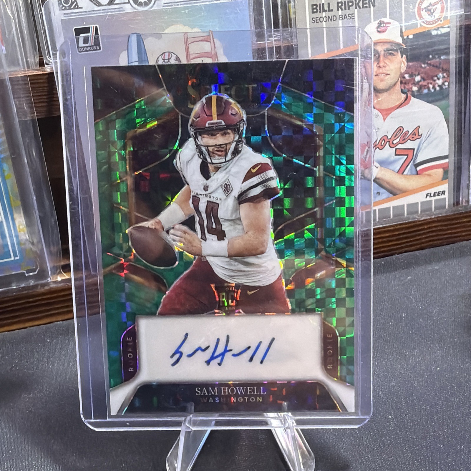 Sam Howell Panini Select Rookie Signatures #RSSH Green