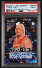 2025 Leaf Pop Century Hollywood Hulk Hogan Saturday Night Auto #1/1  PSA 10