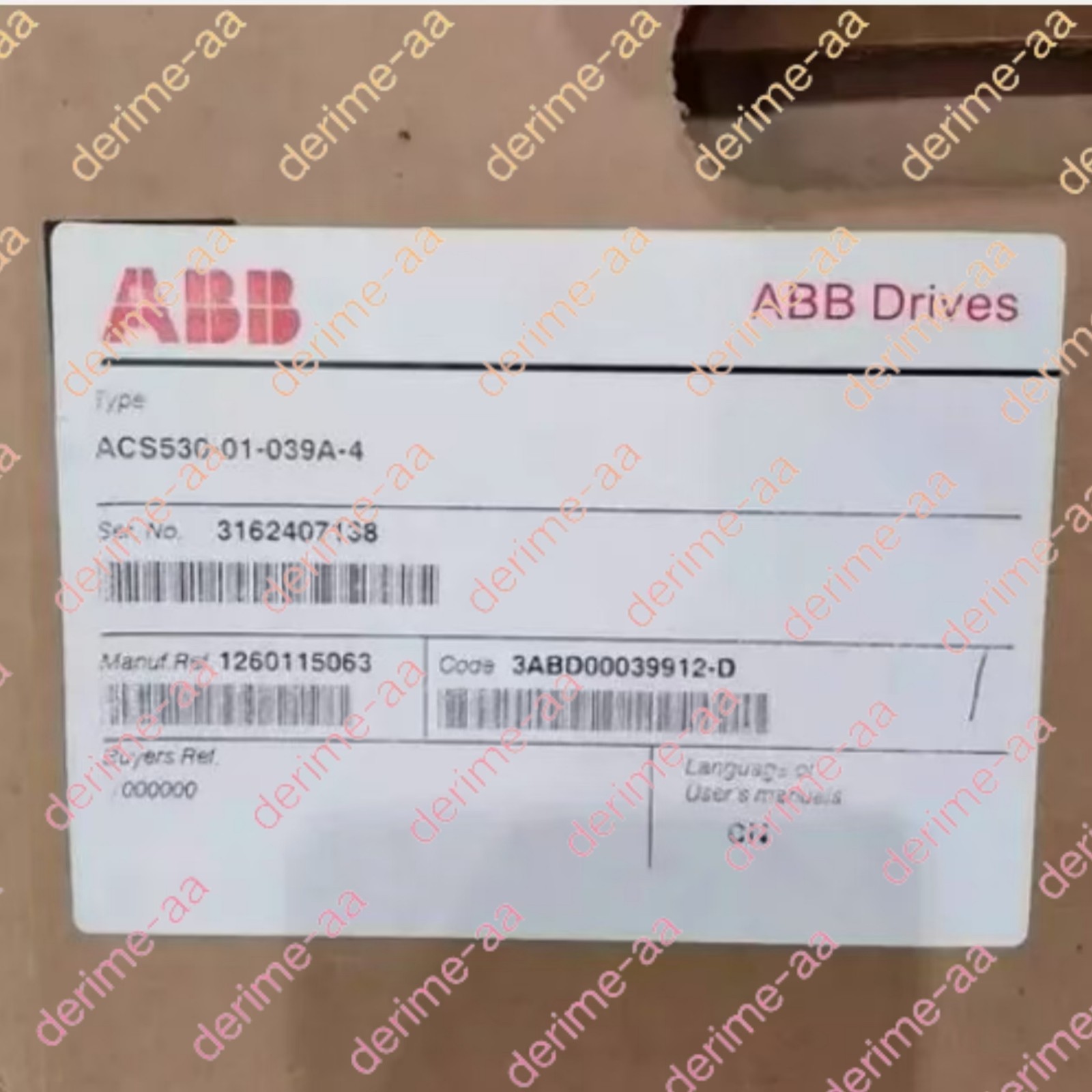 1pcs new in box ABB Converter ACS530-01-039A-4