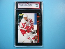 1993/94 UPPER DECK HAT TRICKS NHL HOCKEY CARD #HT-6 STEVE YZERMAN KSA 9.5 NGM UD
