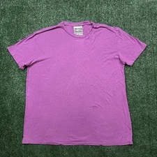JUNGMAVEN T Shirt Men's Size XL Pink Short Sleeve Lightweight Casual Tee Hemp