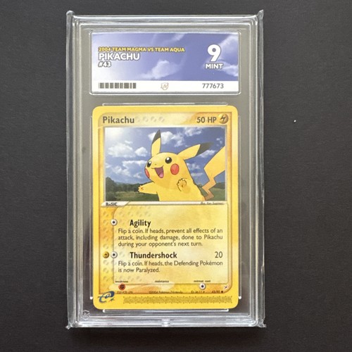 Pikachu graded ACE 9 for sale on eBay