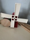 Wooden Railway Train Accessories 7pc Lot 4 Thomas & Friends w Turn Table & Crane — photo 10