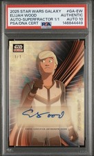 2025 Star Wars Galaxy Elijah Wood Superfractor Auto 1/1 Jace Rucklin Frodo