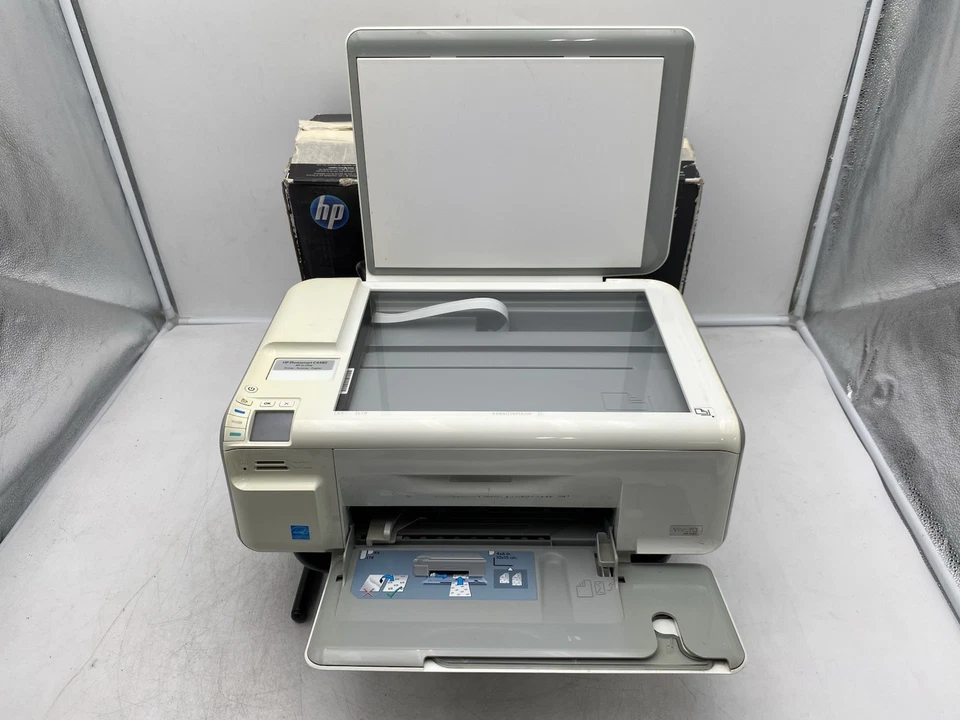 HP Photosmart C4480 All-In-One Inkjet Printer w/ POWER ADAPTER - FAST SHIPPING - Image 4 of 4