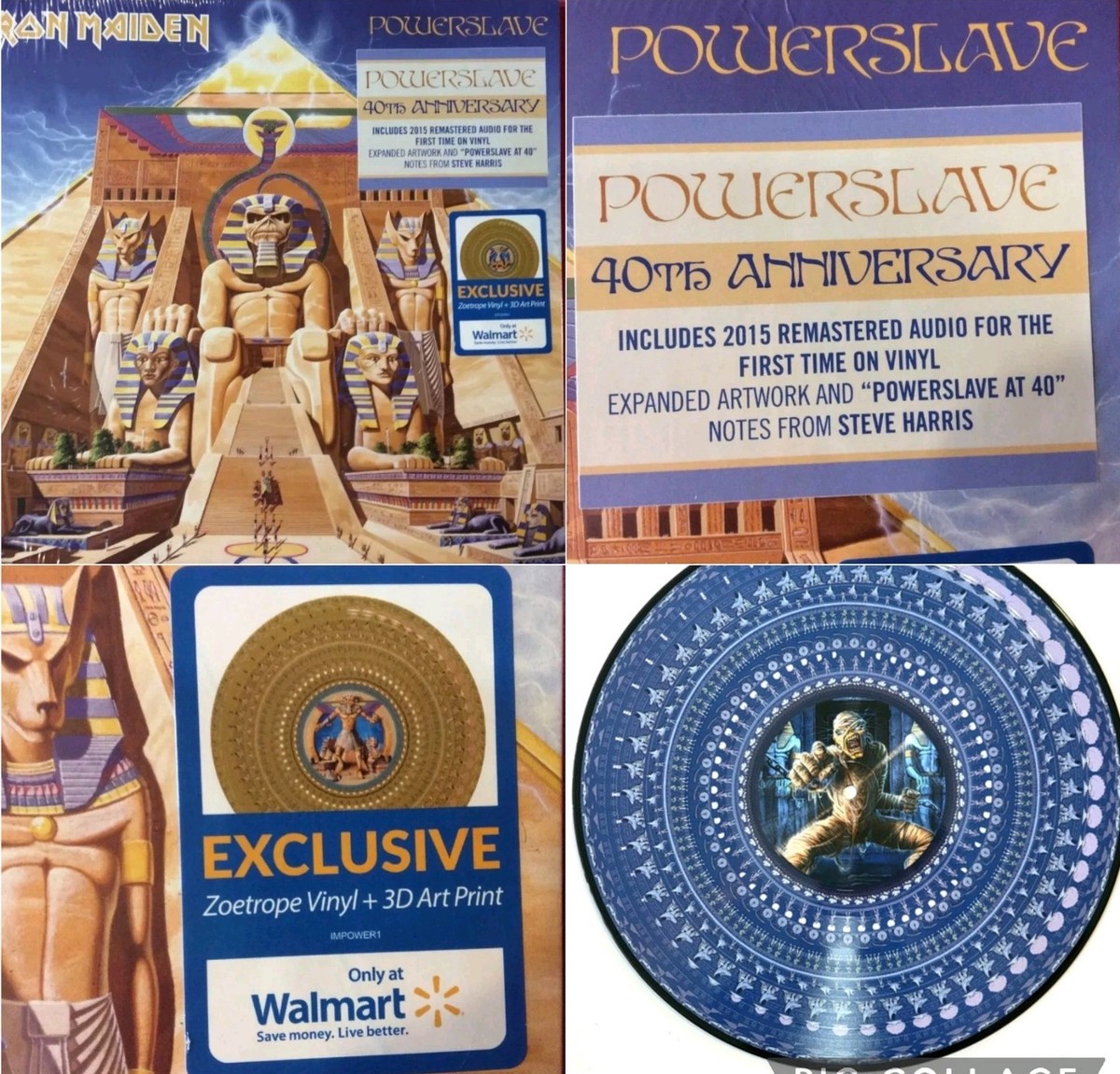 Iron Maiden Powerslave 40th Anniversary Zoetrope Exclusive NEW In