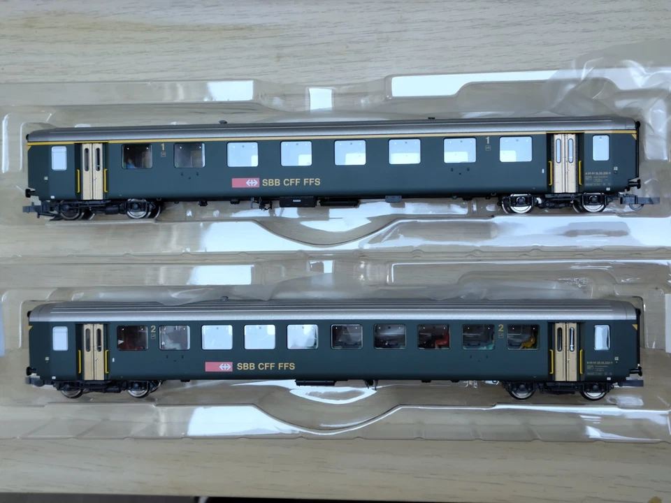 Piko SBB Set Personenwagen EW I 96790 jeweils mit Piko Innenbeleuchtung in OVP