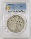 1889 CC $1 Morgan Silver Dollar PCGS VG10 - Rare Key Date