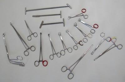 Babcock Allis Backhaus Towel Clamp Forceps Unbrand Aesculap V. Mueller Lot of 16
