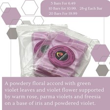 Wax Melts Snap Bars Parma Veilchen stark duftend je 28+g vegan.