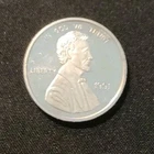 1 Troy Oz Silver Abraham Lincoln Wheat Back Silver Round 1991