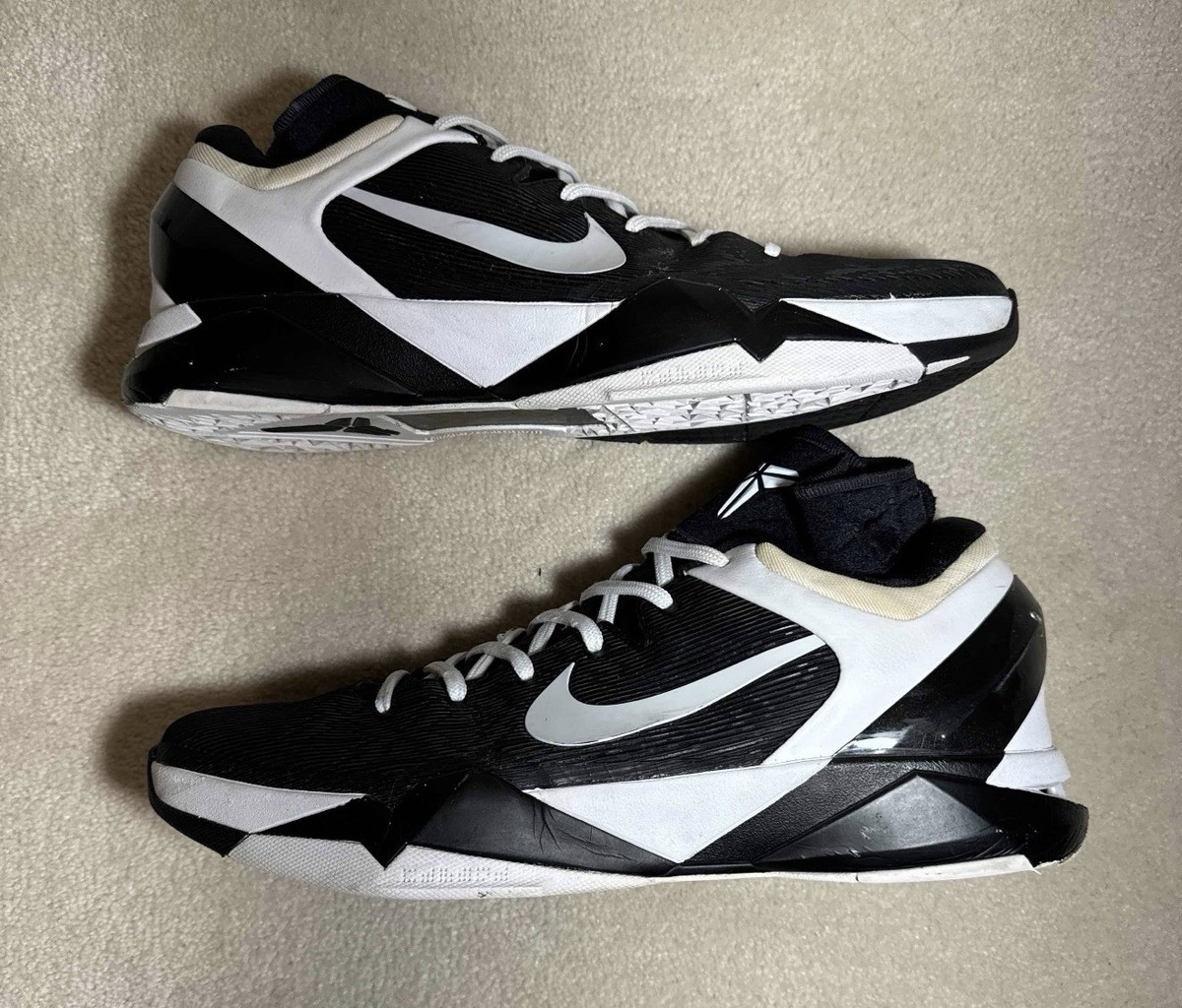 NIKE Zoom Kobe 7 VII ID Black/white MENS SIZE 15 Rare | eBay