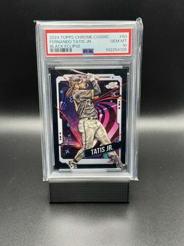 2024 Topps Cosmic Chrome - Fernando Tatis Jr. #50 Black Eclipse /10 PSA 10