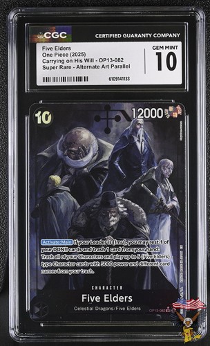 Five Elders (Alternate Art) graded CGC 10 for sale on eBay