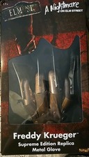 Rubies Nightmare On Elm Street Freddy Krueger Supreme Edition Replica Glove New!