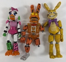 FNAF Funko Action Figure Lot Jack-O-Bonnie Glamrock Chica Glitchtrap AS IS
