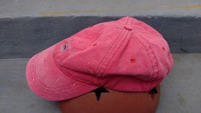 mens red work GANT baseball cap painter & decorator
