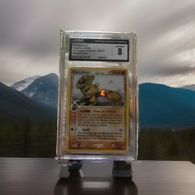 CGC 8 Pokémon TCG Electabuzz Delta Species 29/101 EX Dragon Frontiers EN