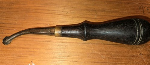 Osborne Vintage Leder Arbeitswerkzeuge Fase Kitzler #14 Überstich - Bild 4 von 7