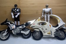 Mighty Morphin Power Rangers MMPR Lot Of 2 - White Ranger And Black Ranger