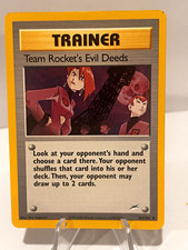 Pokemon WOC Team Rocket's Evil Deeds Uncommon Neo Destiny 103/105 on eBay