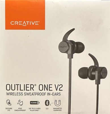 Creative Outlier ONE V2 Wireless Bluetooth 5.0 Sweatproof in-Ear Headphones