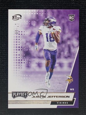 2020 Panini Playoff Rookies 1st Down 17/99 Justin Jefferson #213 Rookie RC 00am