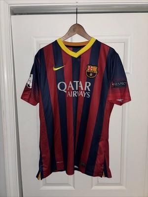 Neymar Jr Barcelona 2014-2015 UCL Final Jersey Shirt Kit Size XL
